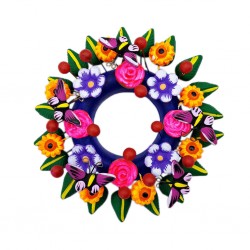 Couronne Fleurs et papillons
