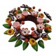 Flowers and butterflies Crown