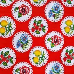 Red Granadas Oilcloth