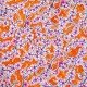 Orange Flor de cerezo oilcloth