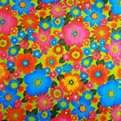 Green Jamaica oilcloth
