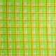 Green Plaid oilcloth