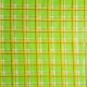 Green Plaid oilcloth