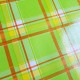 Green Plaid oilcloth