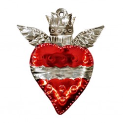 Sacred heart with small wings