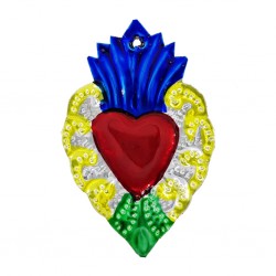 Petit coeur sacré mexicain Bleu