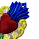Blue Mexican sacred heart
