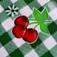 Green Frutal Oilcloth