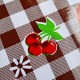 Brown Frutal Oilcloth