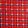 Toile cirée Ecossais Rouge
