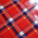 Red Plaid oilcloth