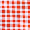 Toile cirée Carreaux Orange