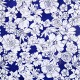 Navy Flores oilcloth