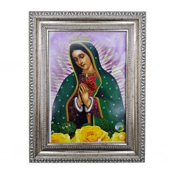 Poster Vierge de Guadalupe Rosas