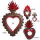 Large sacred heart with mirror