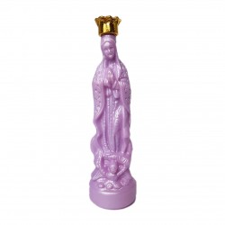 Purple Small Virgin of Guadalupe bottle