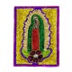 Parche lentejuelas Virgen de Guadalupe Rectángulo