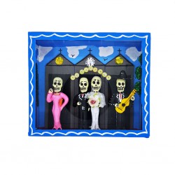 Blue Large wedding diorama box