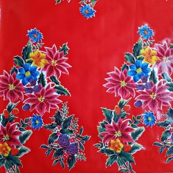 Wachstuch Nochebuena Rot