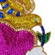 Patch sequins Coeur oiseau