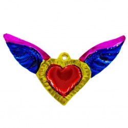 Blue Winged sacred heart