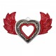Winged heart mirror