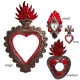 Winged heart mirror