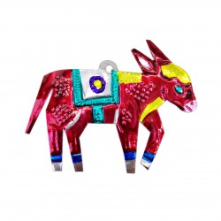 Figura de hojalata Burro