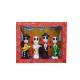 Cajita de calaveras Boda Rojo