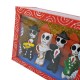 Cajita de calaveras Boda Rojo