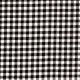 Black Gingham Oilcloth roll