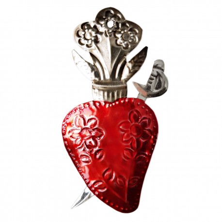 Bloemrijk votief hart