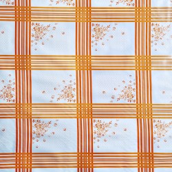 Orange Sutil oilcloth