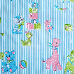 Toile cirée Nostalgia Bleu