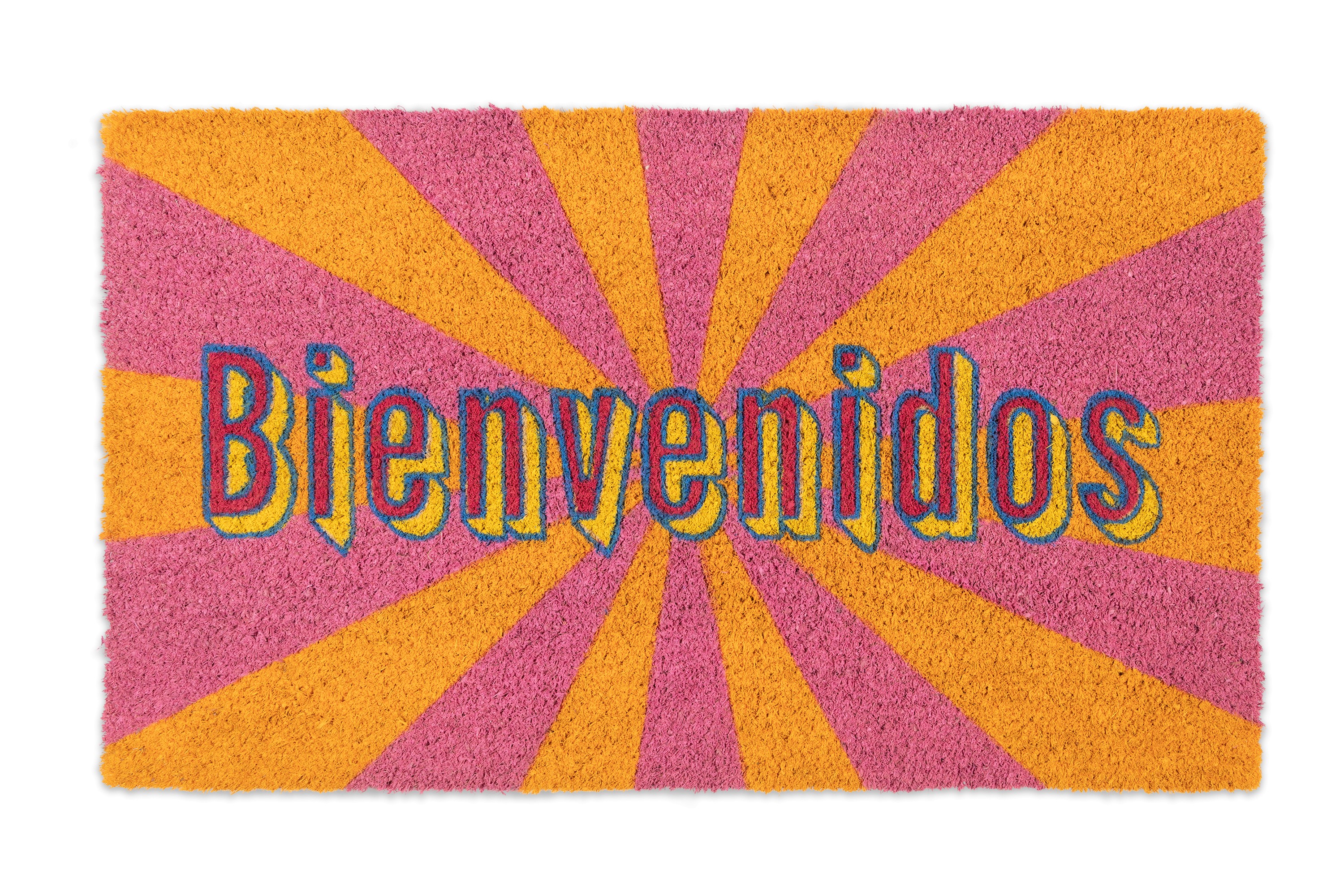 Buy wholesale Doormat soy single bienvenidas princesas blue