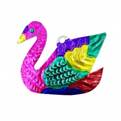 Décoration métal Cygne