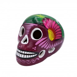 Burgundy Mexican Calavera