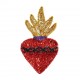 Sacred heart Sequin patch