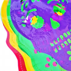 Grande guirlande en plastique Calavera