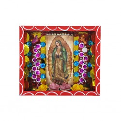 Niche Vierge de Guadalupe Rouge