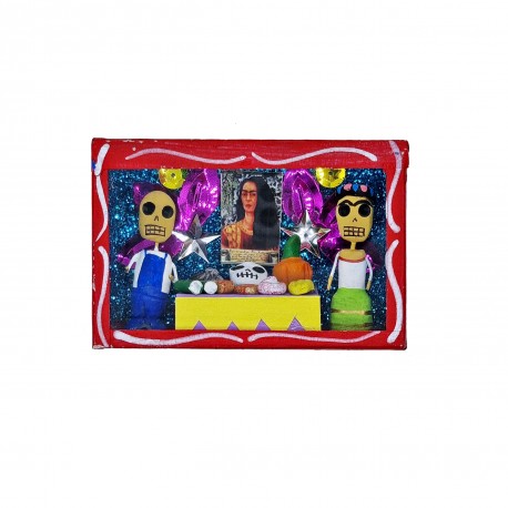 Diego and Frida's altar Diorama box