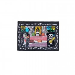 Guadalupe's altar diorama box