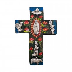Petite croix Vierge de Guadalupe