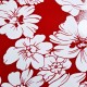 Burgundy Flores oilcloth