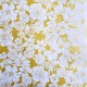 Gold Flores oilcloth