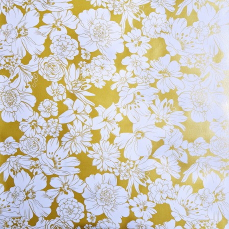 Toile cirée Flores Marine