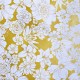 Gold Flores oilcloth