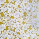 Gold Flores oilcloth