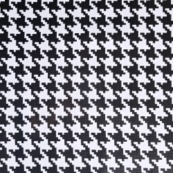 Houndstooth oilcloth