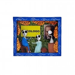 Cajita de calaveras Psicólogo Azul